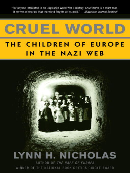 Title details for Cruel World by Lynn H. Nicholas - Available